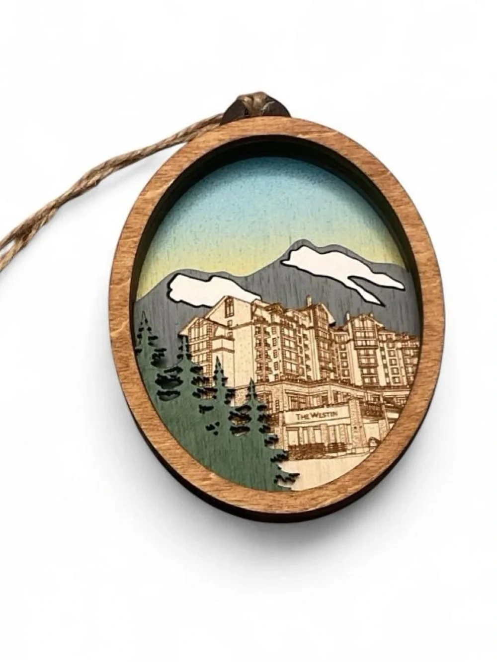 NWOT Whistler Canada Mountain Ornament